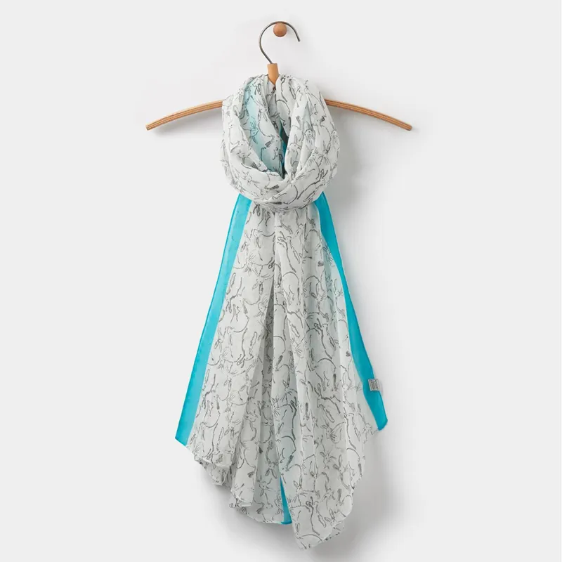 Joules Wensley Scarf - Ink Hare